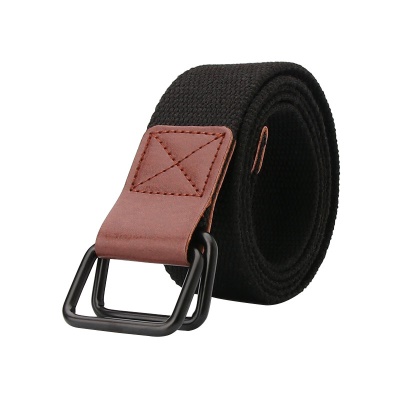 Ceinture femme Ceinture en toile Boucle en alliage avec boucle double boucle
