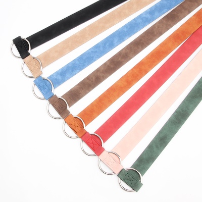 Ceinture décorative en cuir pour femmes pu