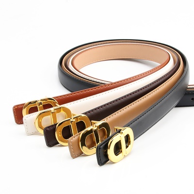 Ceinture femme boucle en alliage 8 boucle plaque en cuir PU