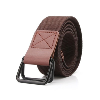 Ceinture femme Ceinture en toile Boucle en alliage avec boucle double boucle