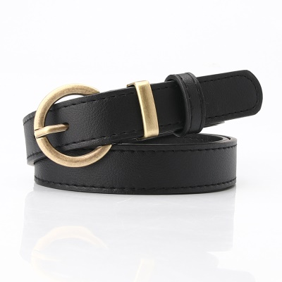 Ceinture de pantalon pour femmes avec boucle à aiguille décorative