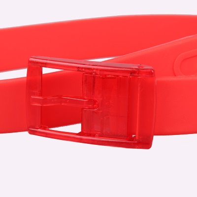 Ceinture femme en plastique de silicone boucle aiguille souple