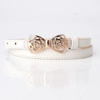 Bow ceinture jupe ceinture en cuir décoratif pu cuir verni