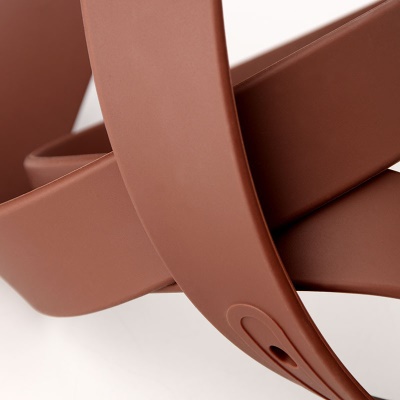 Ceinture femme TPE Silicone plastique givré tête de boucle respectueuse de l'environnement