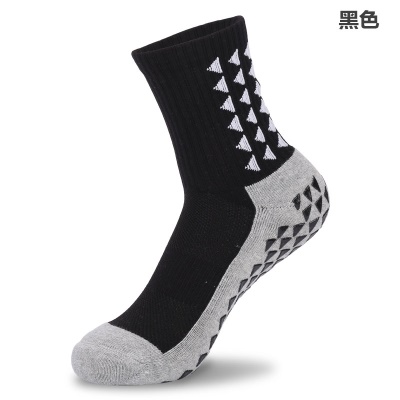 Chaussettes de football antidérapantes à tube moyen distribuées pour épaissir et absorber la transpiration
