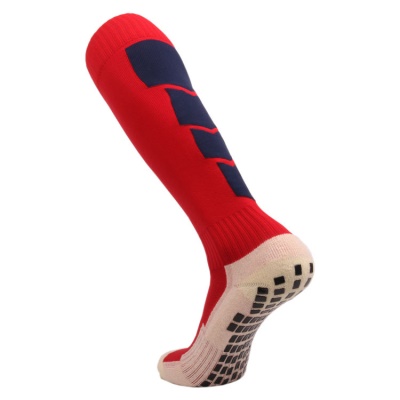 Chaussettes de football à tube long distribuées antidérapantes et épaississantes