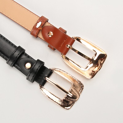Ceinture femme pu boucle aiguille ceinture polyvalente
