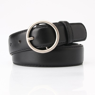 Ceinture femme boucle ronde pu Ceinture