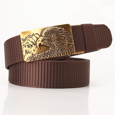 Ceinture en nylon boucle automatique en alliage de cuivre