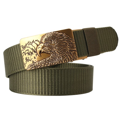 Ceinture en nylon boucle automatique en alliage de cuivre