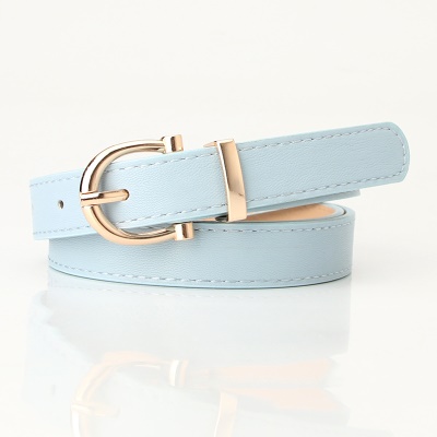Ceinture pour femmes Ceinture fine boucle aiguille boucle en alliage