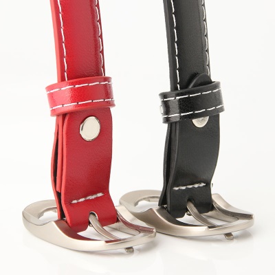 Ceinture pour femmes Ceinture fine polyvalente avec bande latérale coupée