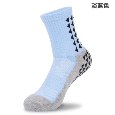 Chaussettes de football antidérapantes à tube moyen distribuées pour épaissir et absorber la transpiration