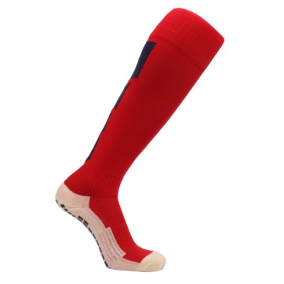Chaussettes de football à tube long distribuées antidérapantes et épaississantes