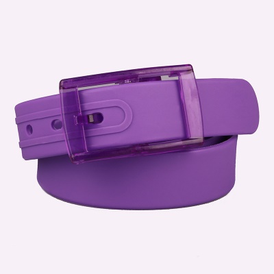 Ceinture femme en plastique de silicone boucle aiguille souple