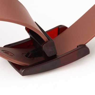 Ceinture femme TPE Silicone plastique givré tête de boucle respectueuse de l'environnement