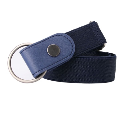 Ceinture femme élastique taille fermée sans bouton en alliage perforé