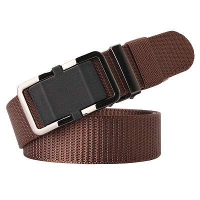 Ceinture en nylon pour hommes avec boucle en alliage édenté