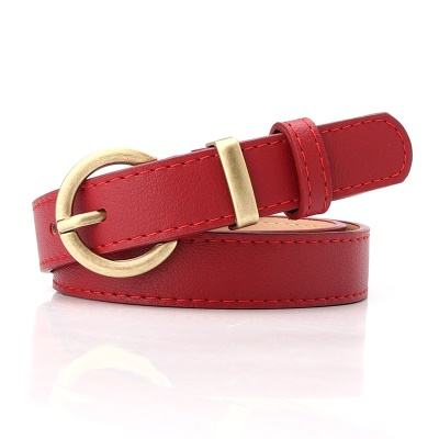 Ceinture de pantalon pour femmes avec boucle à aiguille décorative