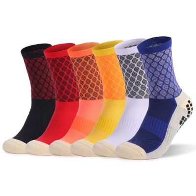 Chaussettes de football à tube moyen antidérapant distribution absorbant les chocs et épaississant