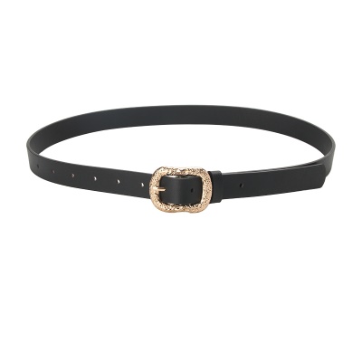 Ceinture pour femmes avec boucle en métal sculpté