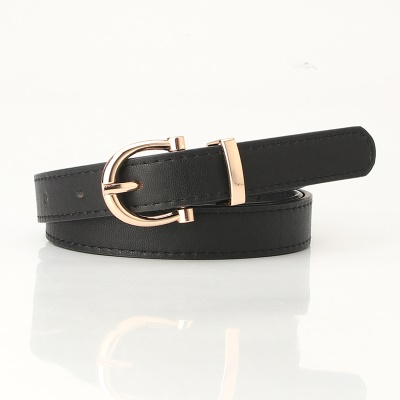 Ceinture pour femmes Ceinture fine boucle aiguille boucle en alliage