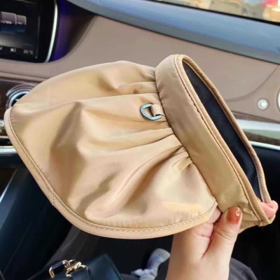 Casquette de tennis pour femmes avec protection UV et protection solaire pliable toit vide