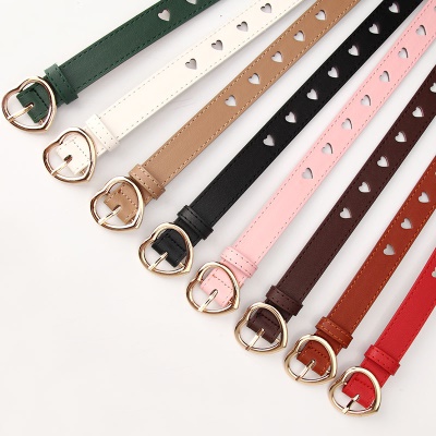 Ceinture femme amour creux amour boucle alliage