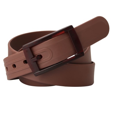 Ceinture femme TPE Silicone plastique givré tête de boucle respectueuse de l'environnement