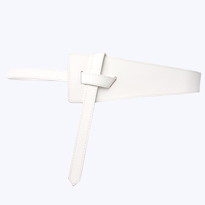 Ceinture femme avec nœuds PU/similicuir taille large