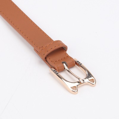Ceinture pour femmes Ceinture en cuir décorative avec boucle chat