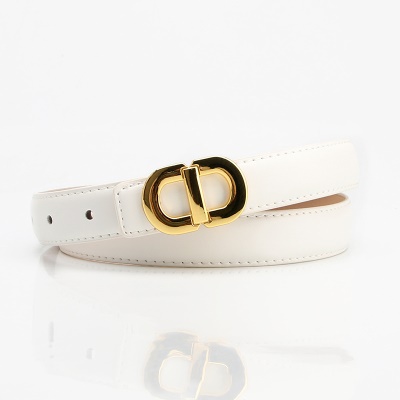 Ceinture femme boucle en alliage 8 boucle plaque en cuir PU