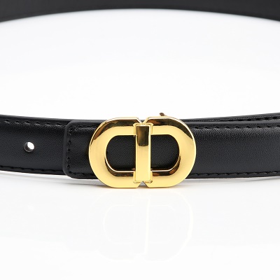 Ceinture femme boucle en alliage 8 boucle plaque en cuir PU