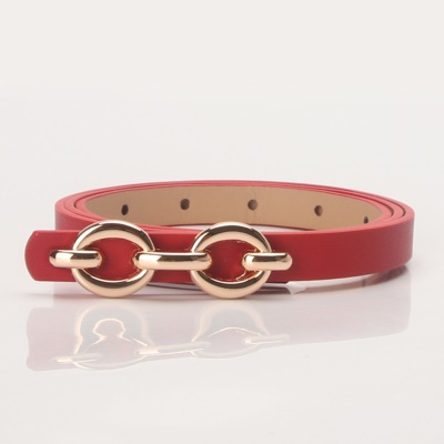 Ceinture femme en alliage de cuir PU boucle ovale orale