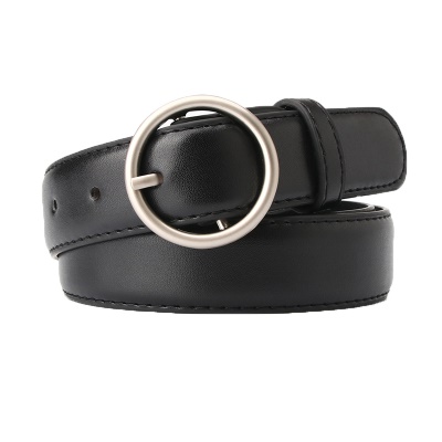 Ceinture femme boucle ronde pu Ceinture