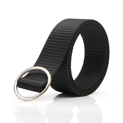Ceinture femme Ceinture en toile avec boucle ronde non perforée