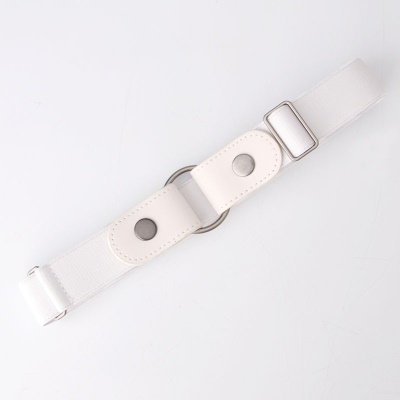Ceinture femme élastique taille fermée sans bouton en alliage perforé