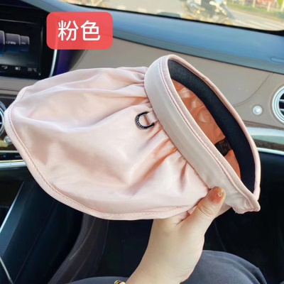 Casquette de tennis pour femmes avec protection UV et protection solaire pliable toit vide