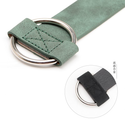 Ceinture décorative en cuir pour femmes pu