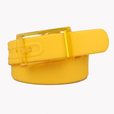 Ceinture femme en plastique de silicone boucle aiguille souple