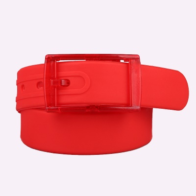 Ceinture femme en plastique de silicone boucle aiguille souple