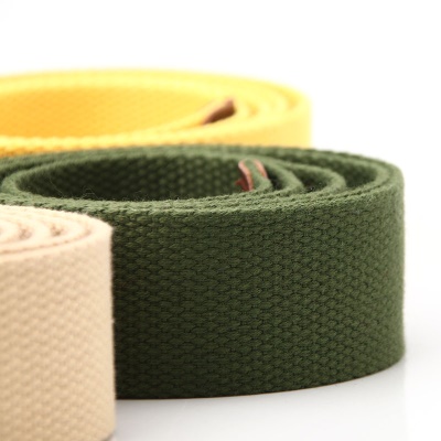 Ceinture femme Ceinture en toile Boucle en alliage avec boucle double boucle