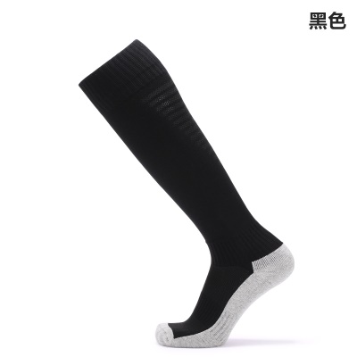 Chaussettes de football longues têtes de serviette épaissies