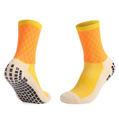 Chaussettes de football à tube moyen antidérapant distribution absorbant les chocs et épaississant