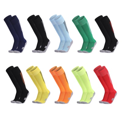 Chaussettes de football épaissies, antidérapantes, absorbantes de la transpiration et résistantes