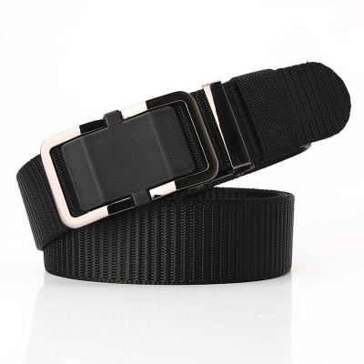 Ceinture en nylon pour hommes avec boucle en alliage édenté
