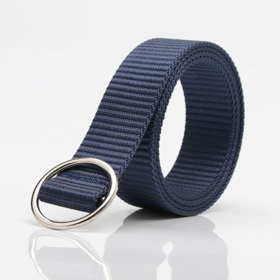 Ceinture femme Ceinture en toile avec boucle ronde non perforée