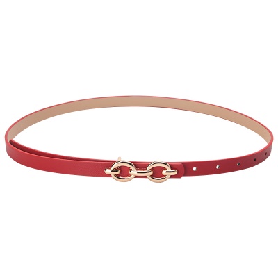 Ceinture femme en alliage de cuir PU boucle ovale orale