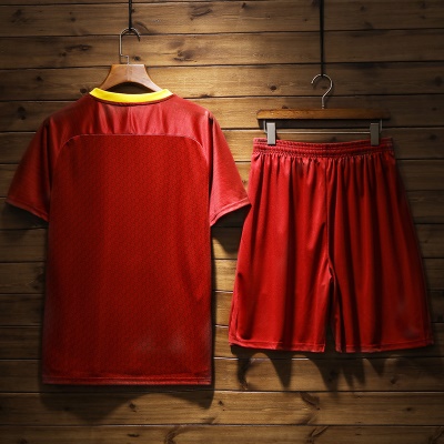 Set de match de football rouge lâche et respirant