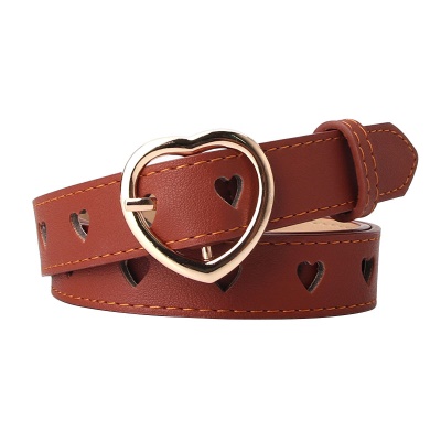 Ceinture femme amour creux amour boucle alliage